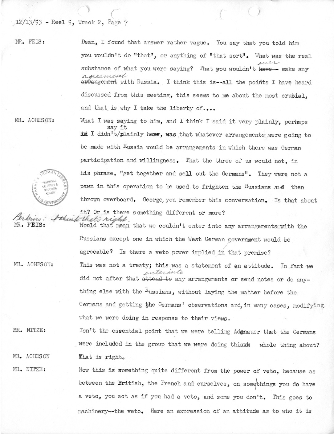 Transcript of Princeton Seminar Discussion, Reel 5, Track 2