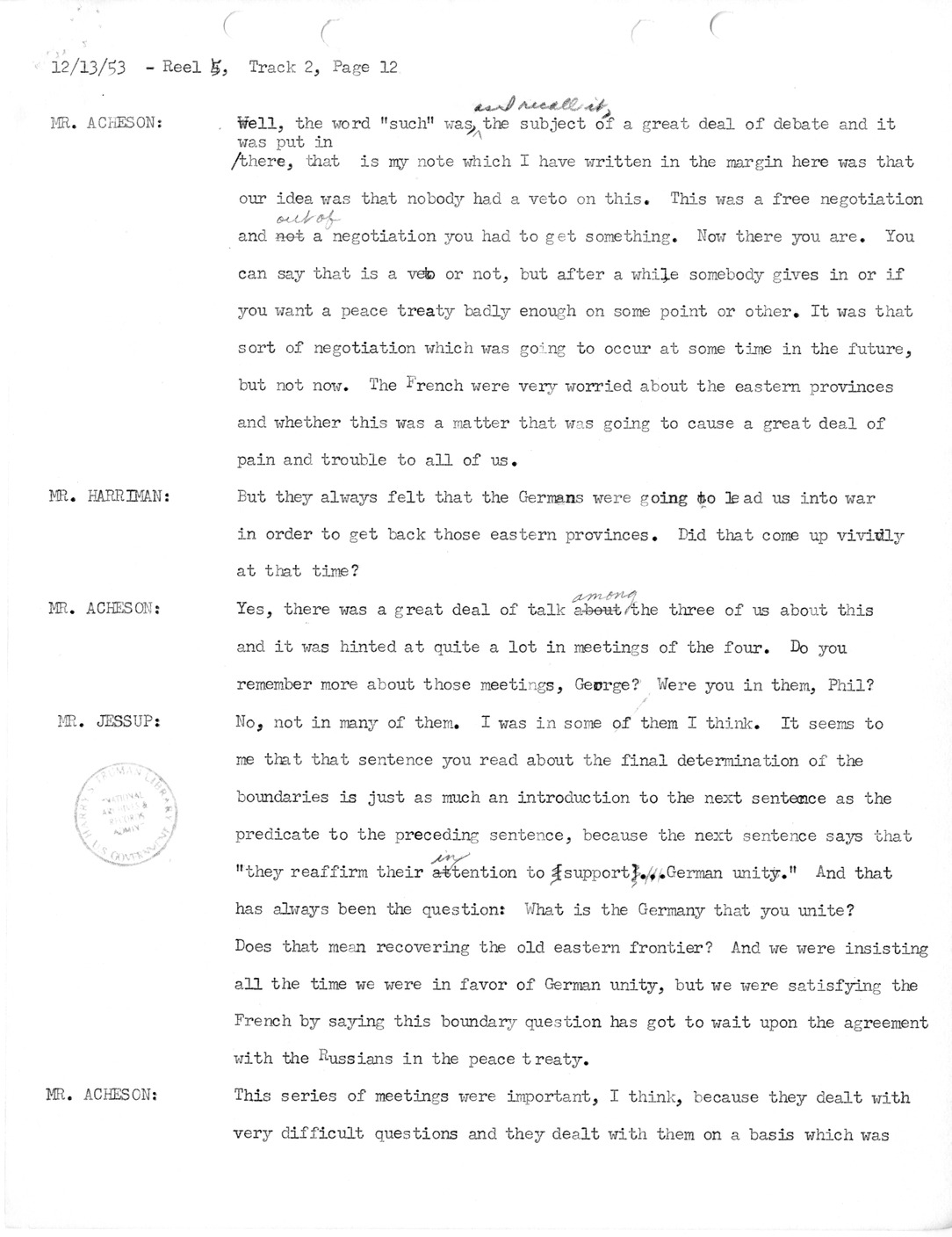 Transcript of Princeton Seminar Discussion, Reel 5, Track 2