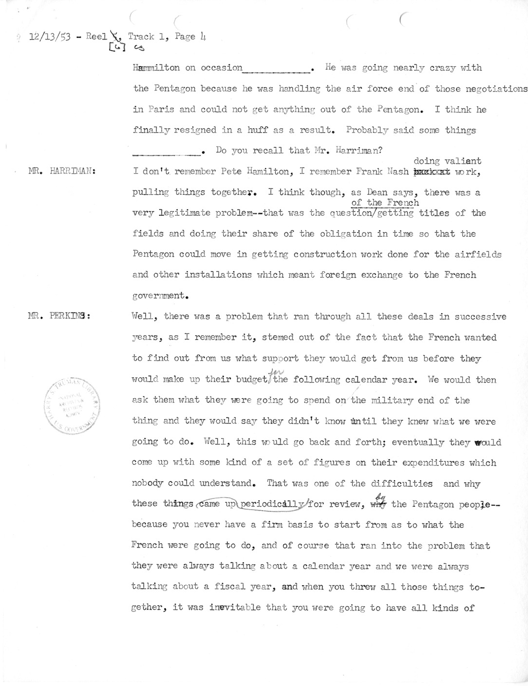 Transcript of Princeton Seminar Discussion, Reel 6, Track 1
