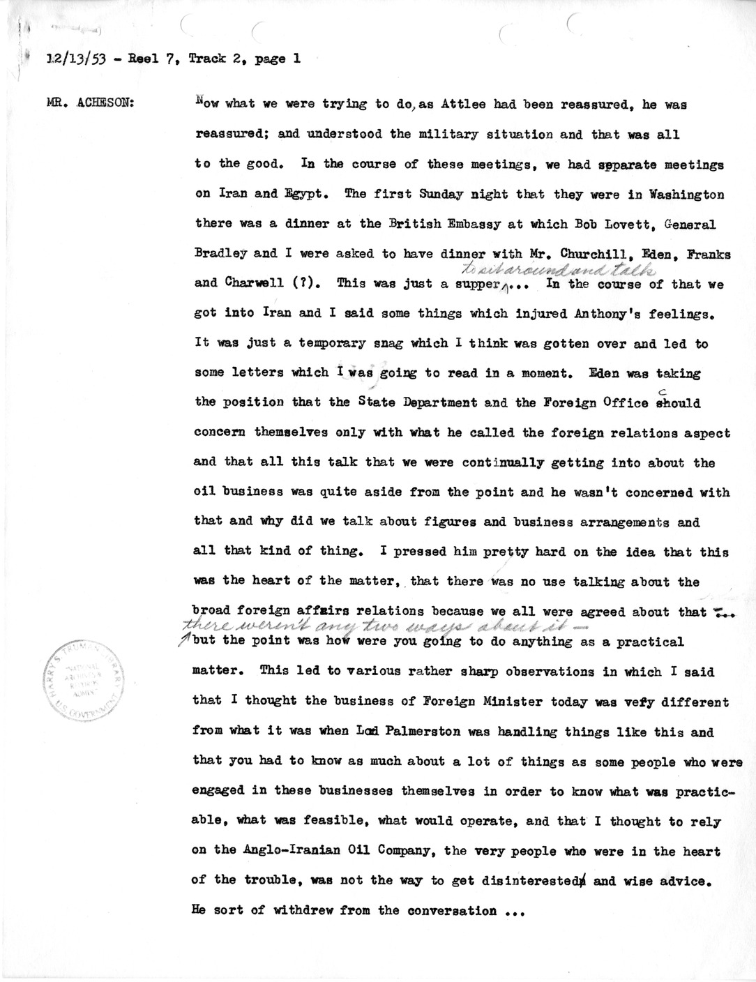 Transcript of Princeton Seminars Discussion, Reel 7, Track 2