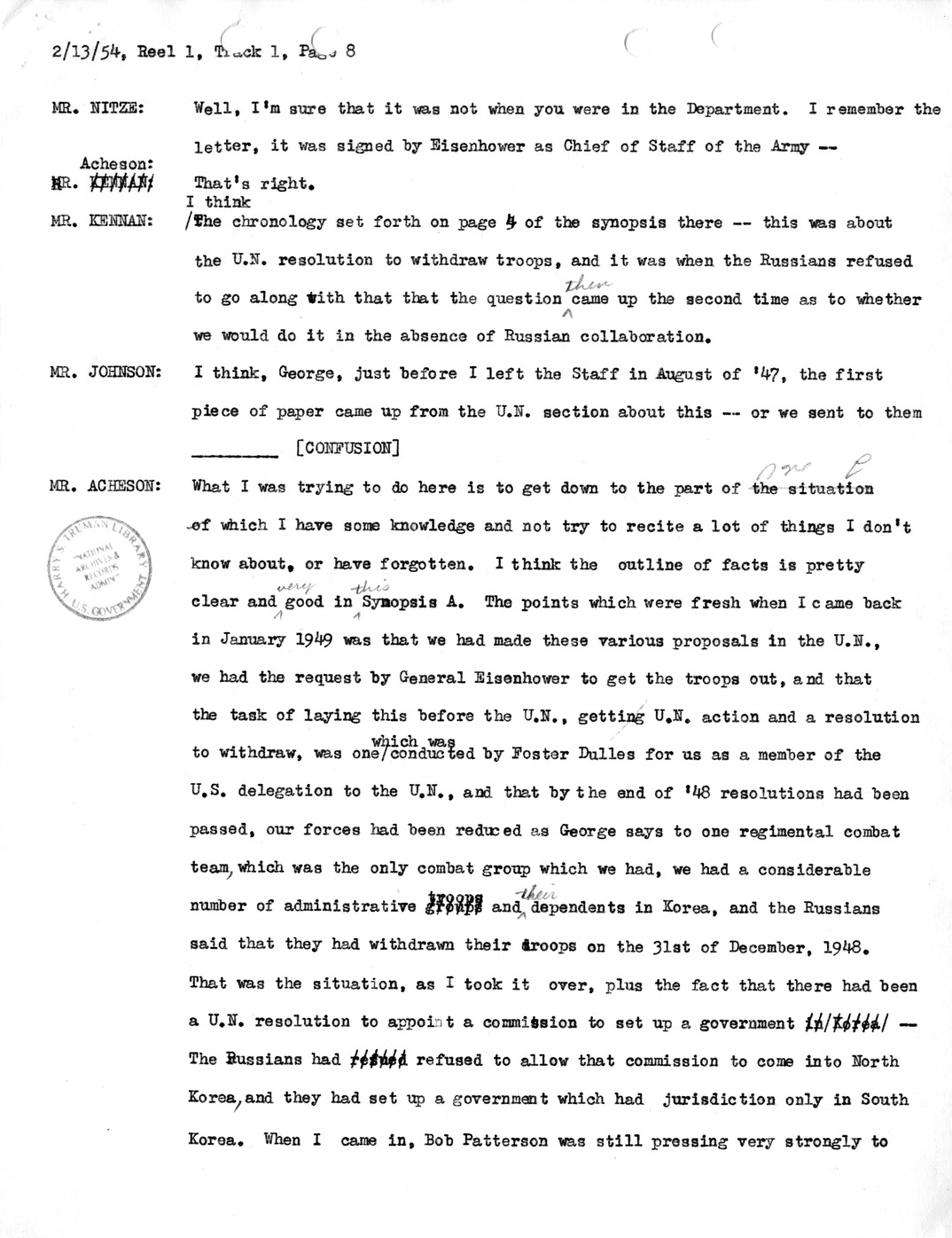 Transcript of Princeton Seminar Discussion, Reel 1, Track 1