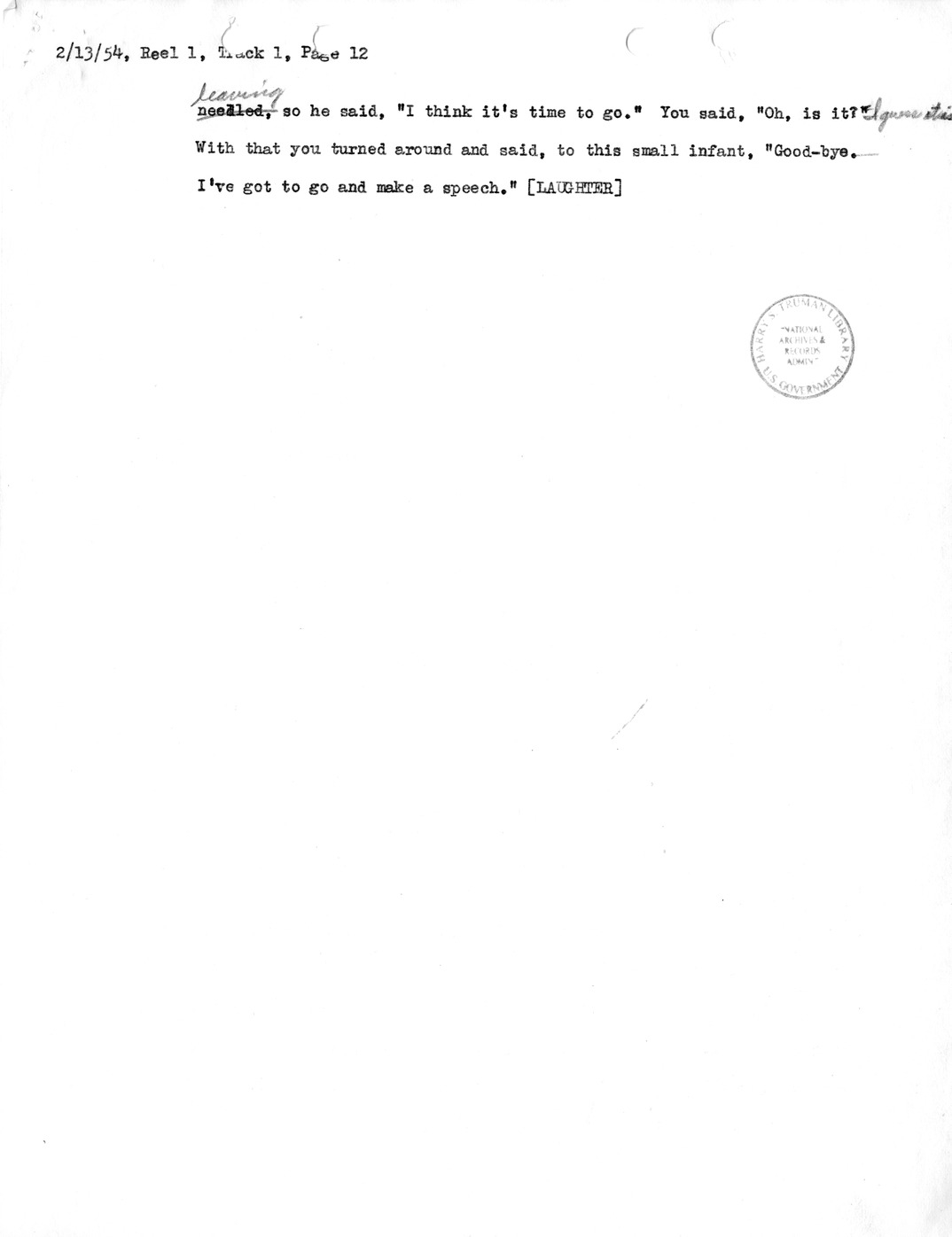Transcript of Princeton Seminar Discussion, Reel 1, Track 1