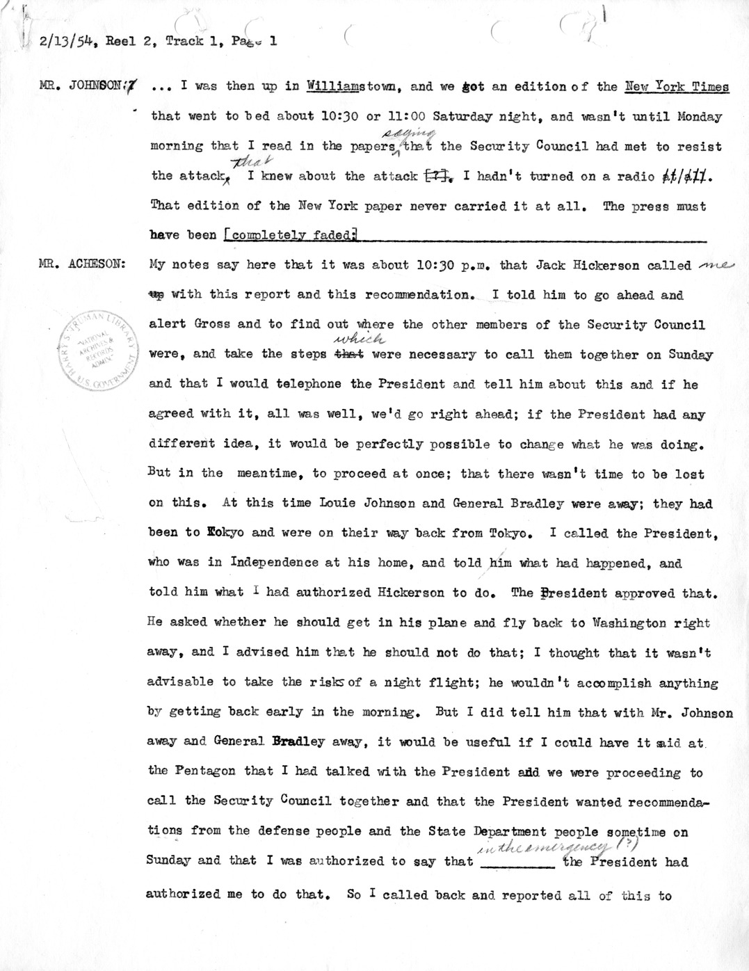 Transcript of Princeton Seminar Discussion, Reel 2, Track 1