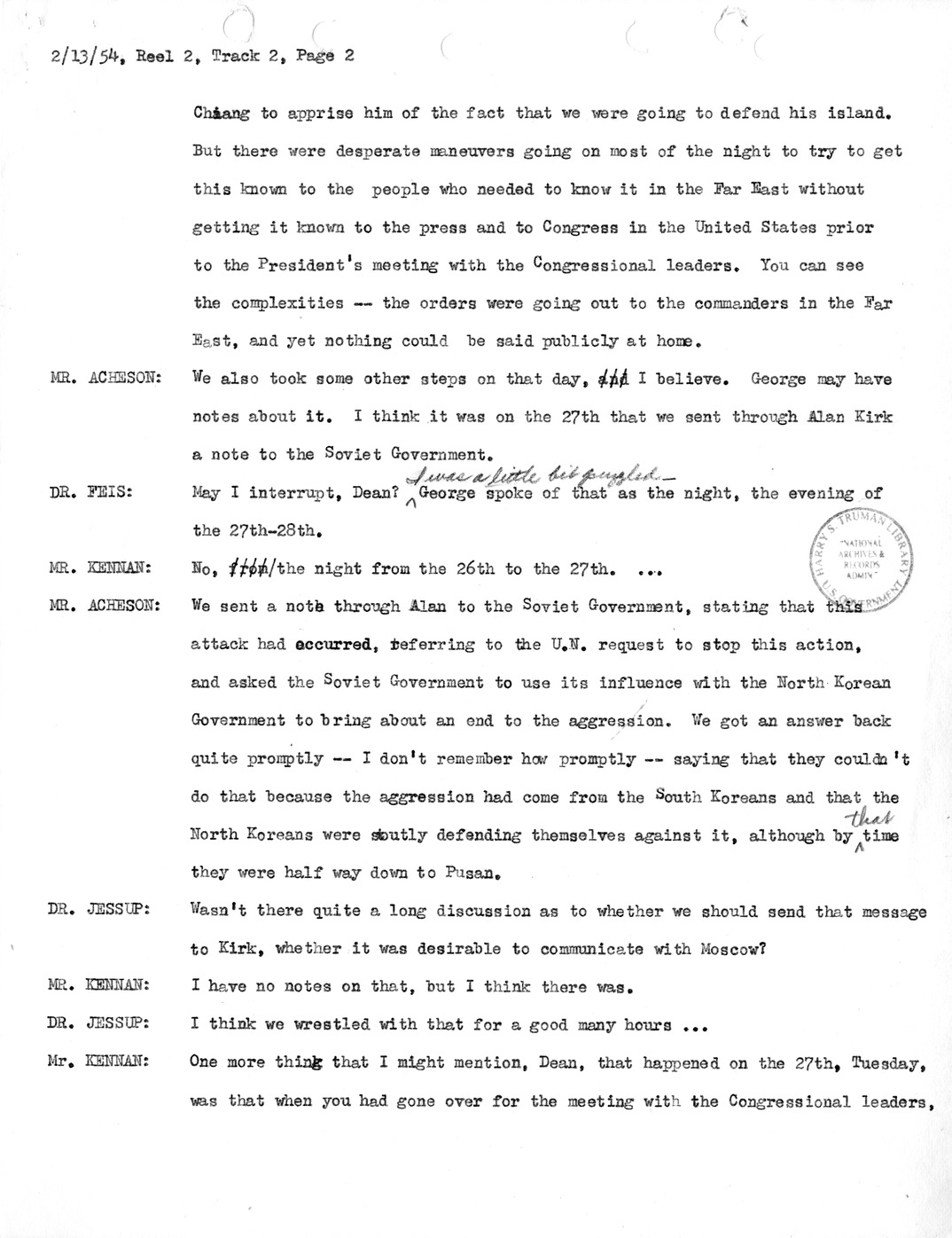 Transcript of Princeton Seminar Discussion, Reel 2, Track 2