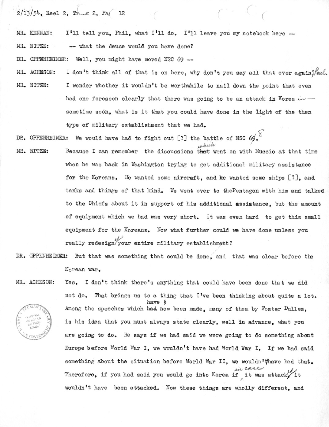 Transcript of Princeton Seminar Discussion, Reel 2, Track 2