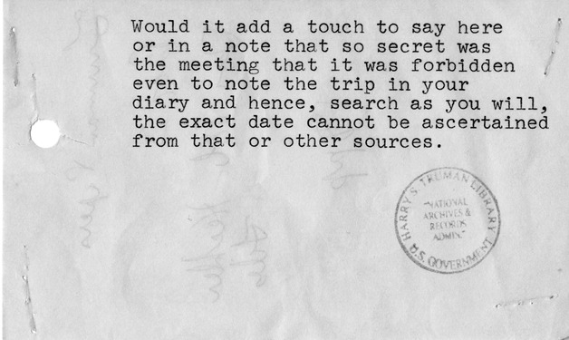 Transcript of Princeton Seminar Discussions, Reel 3, Track 2