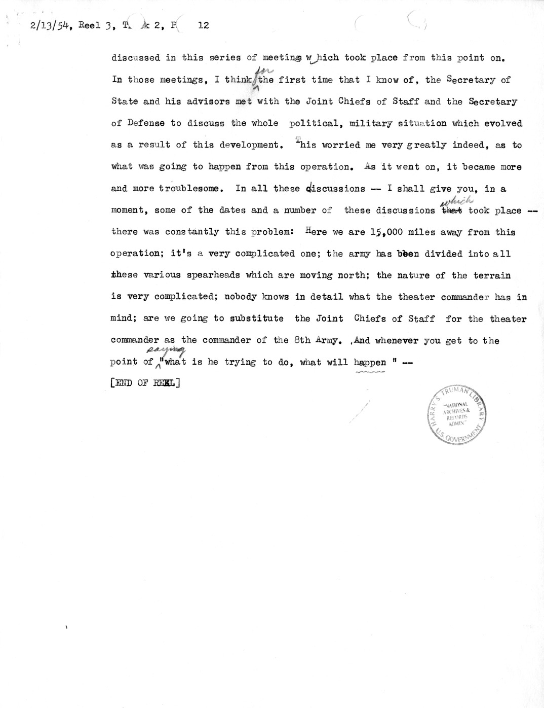 Transcript of Princeton Seminar Discussions, Reel 3, Track 2