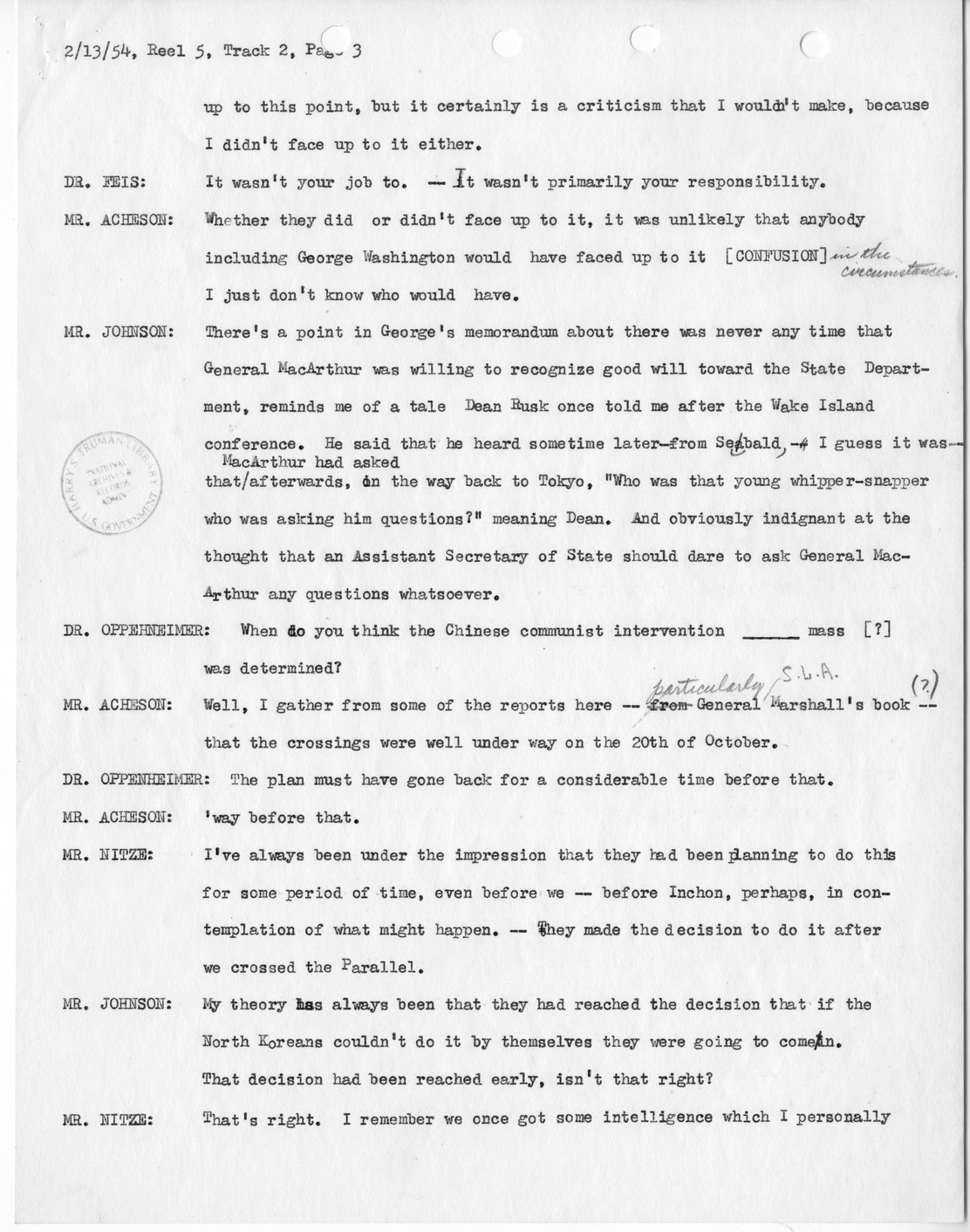 Transcript of Princeton Seminar Discussion, Reel 5, Track 2