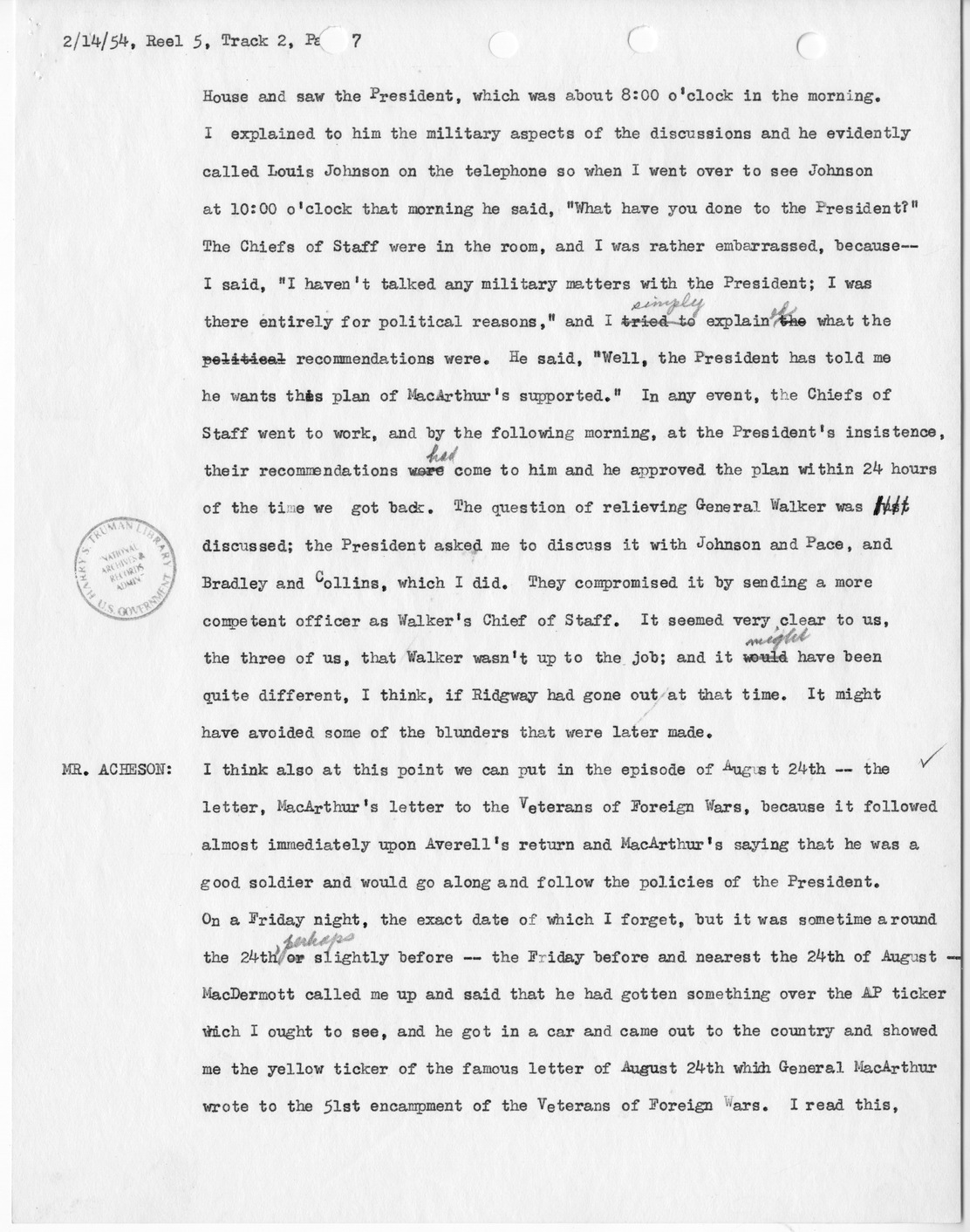 Transcript of Princeton Seminar Discussion, Reel 5, Track 2