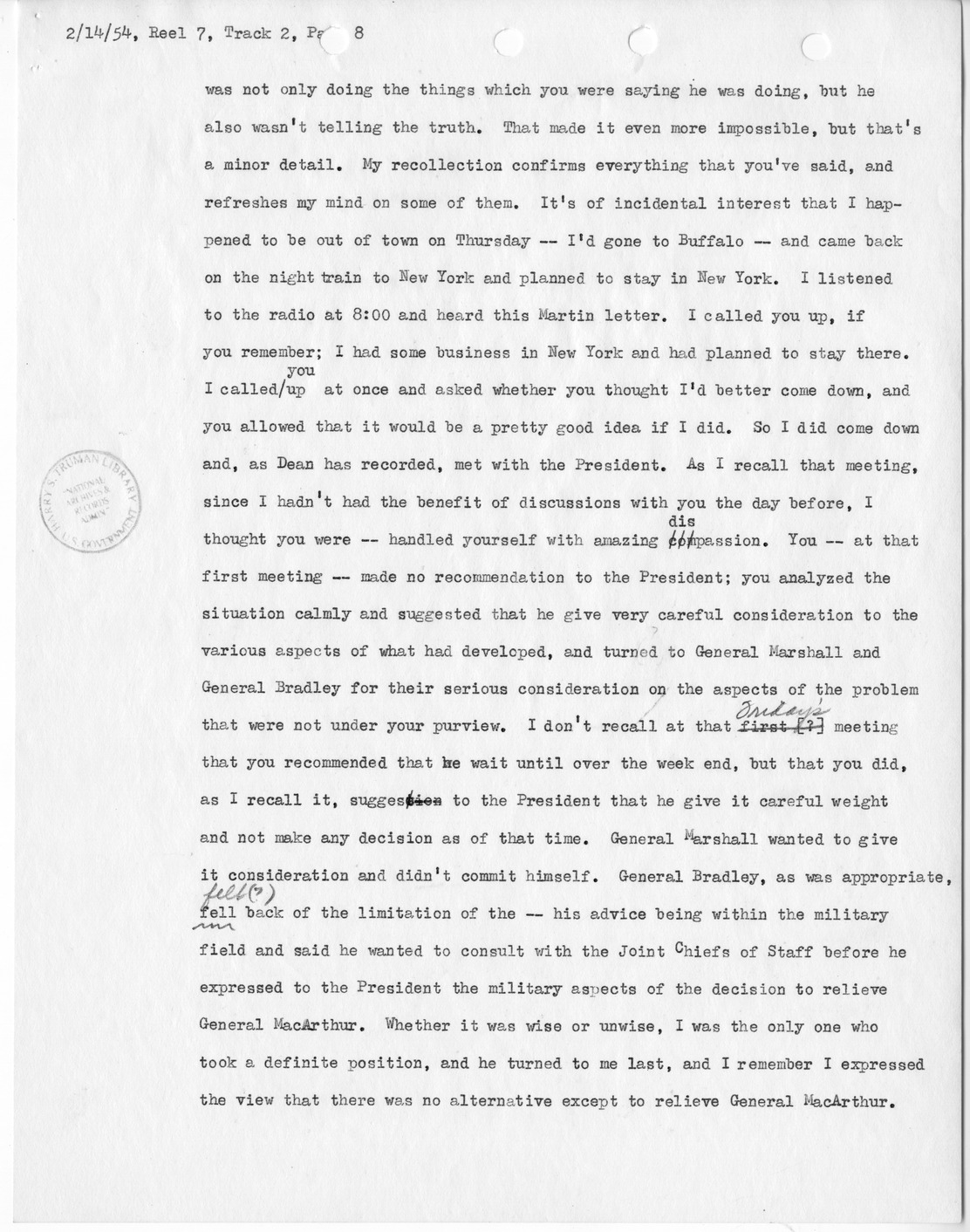 Transcript of Princeton Seminars Discussion, Reel 7, Track 2