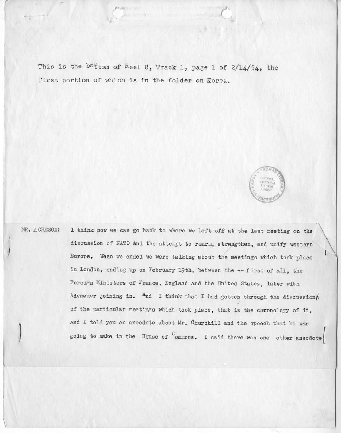 Transcript of Princeton Seminar Discussion, Reel 8, Track 1