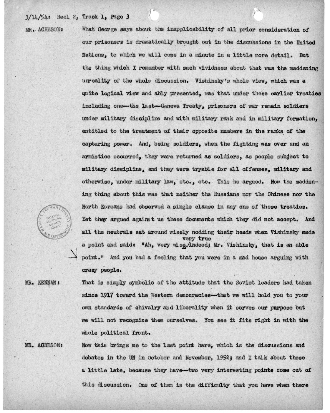 Transcript of Princeton Seminar Discussion, Reel 2, Track 1