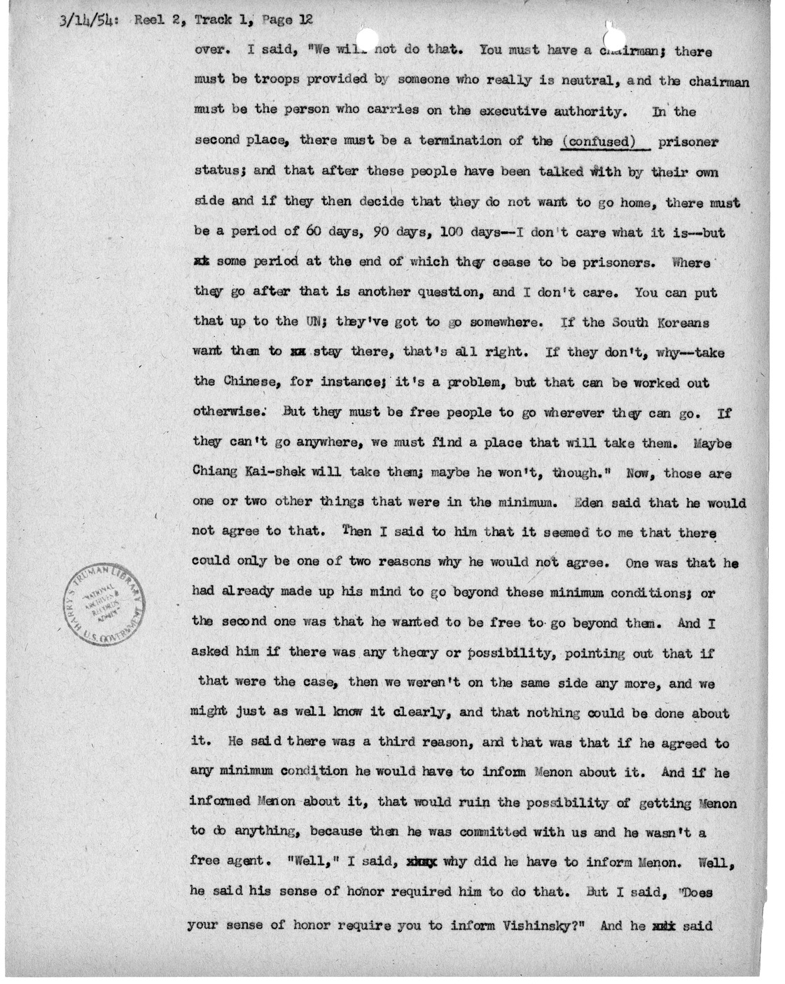 Transcript of Princeton Seminar Discussion, Reel 2, Track 1