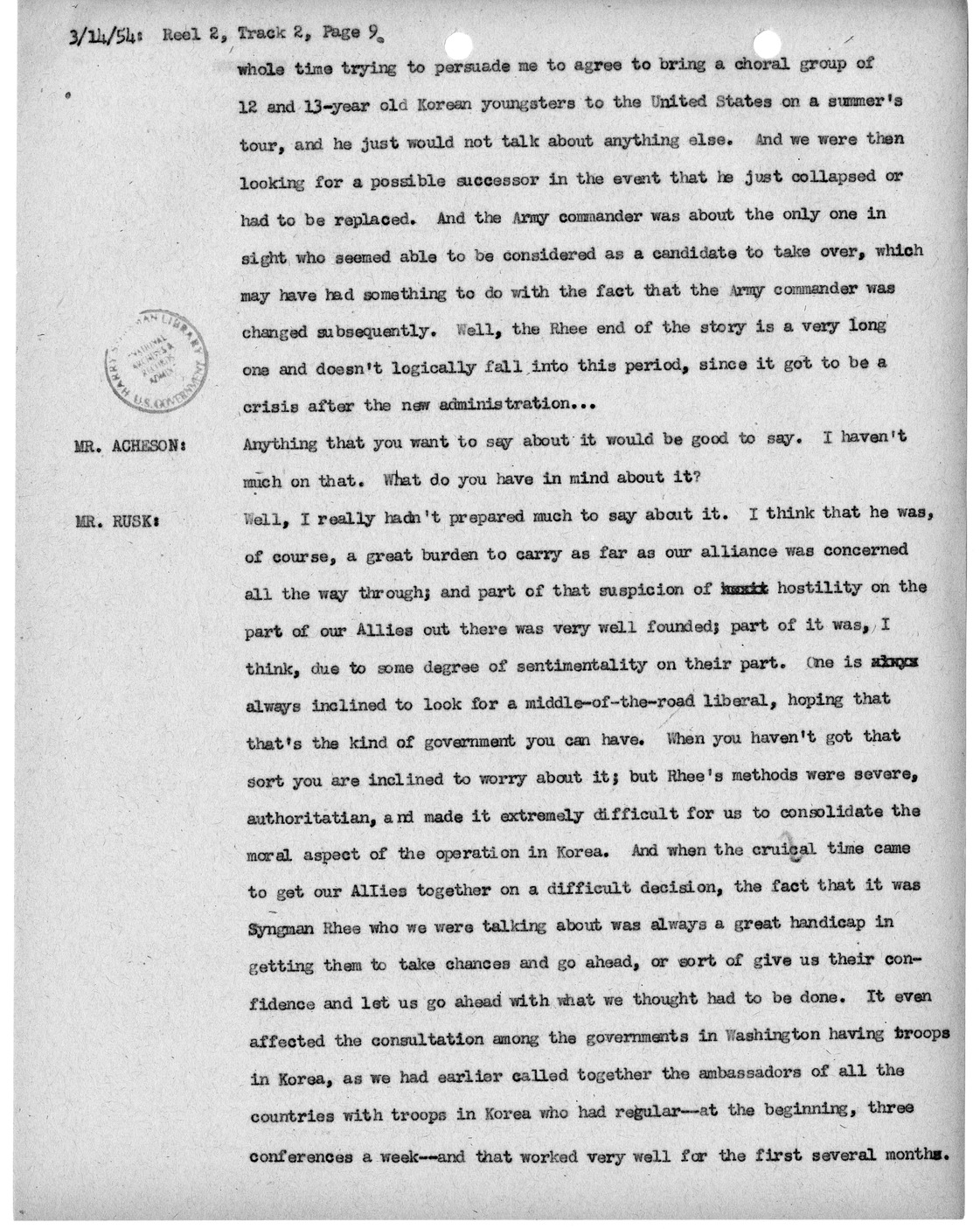Transcript of Princeton Seminar Discussion, Reel 2, Track 2