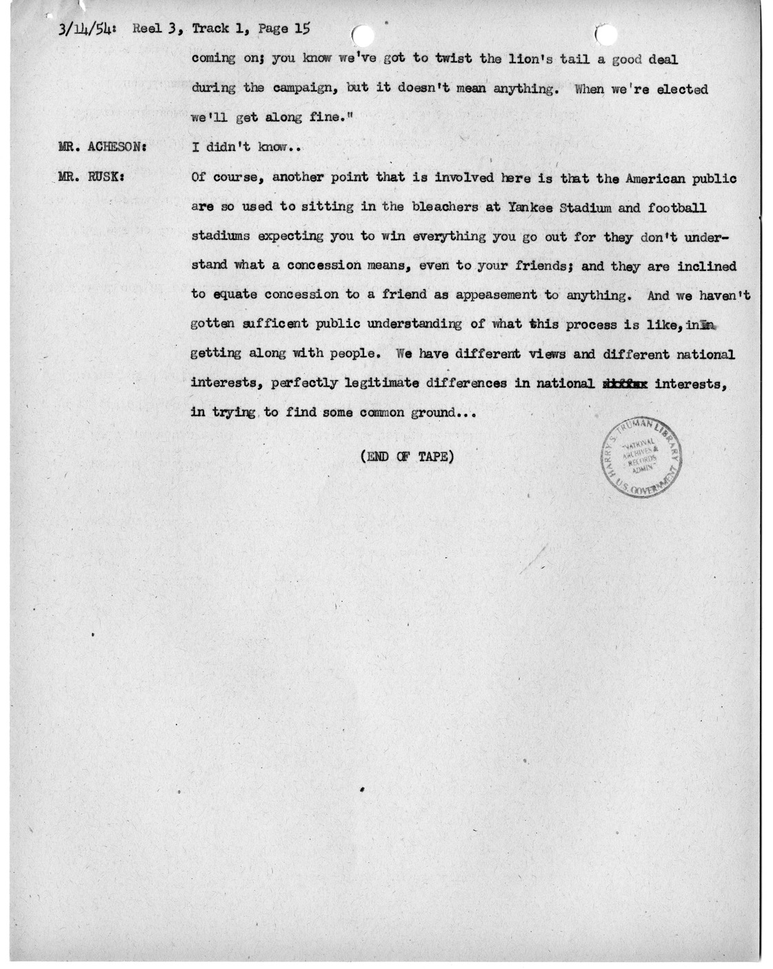 Transcript of Princeton Seminar Discussion, Reel 3, Track 1