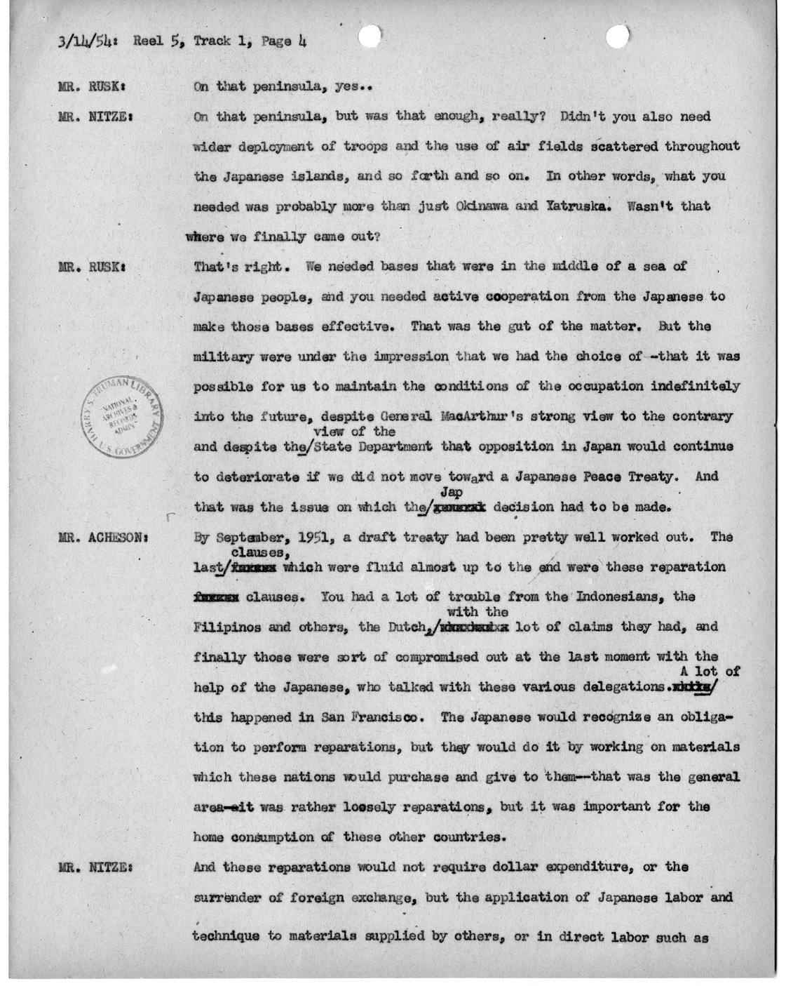Transcript of Princeton Seminar Discussion, Reel 5, Track 1