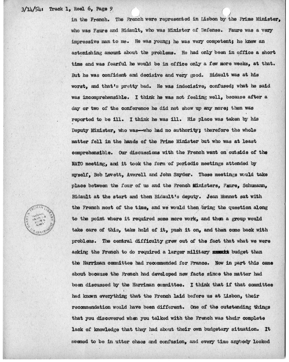 Transcript of Princeton Seminar Discussion, Reel 6, Track 1