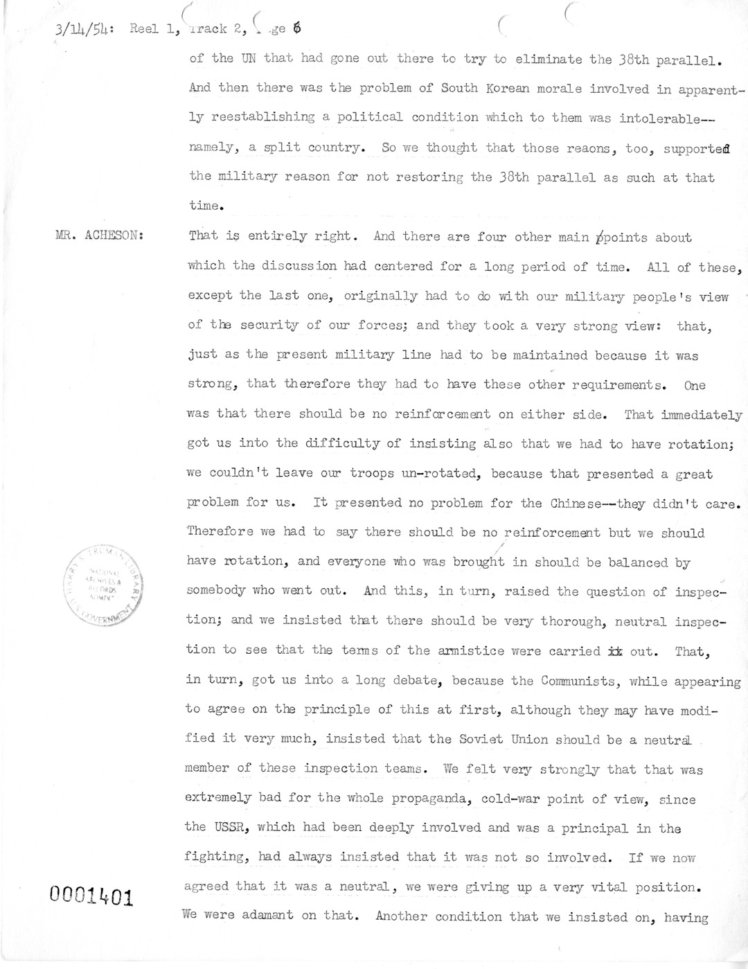 Transcript of Princeton Seminar Discussions, Reel 1, Track 2