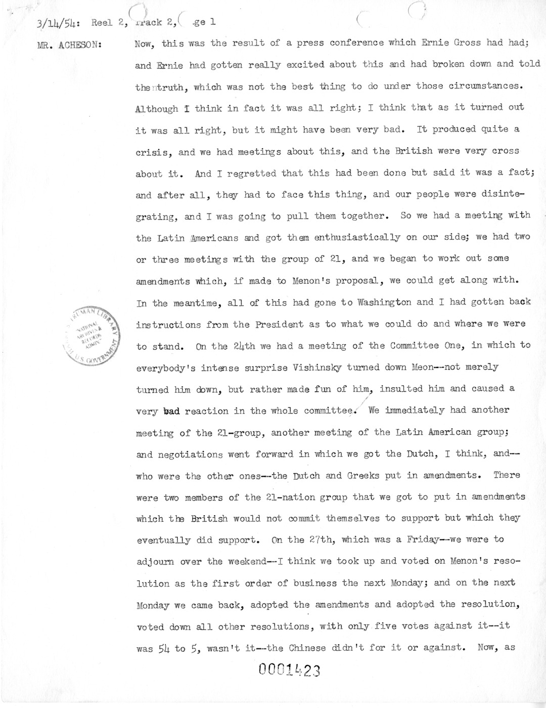 Transcript of Princeton Seminar Discussion, Reel 2, Track 2