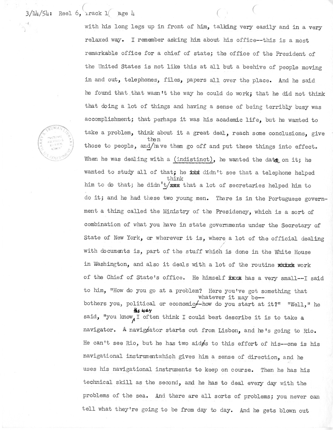 Transcript of Princeton Seminar Discussion, Reel 6, Track 1