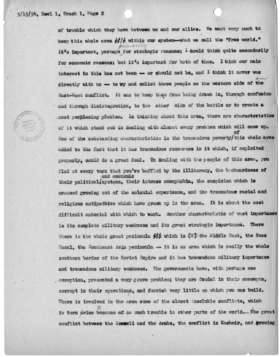 Transcript of Princeton Seminar Discussion, Reel 1, Track 1