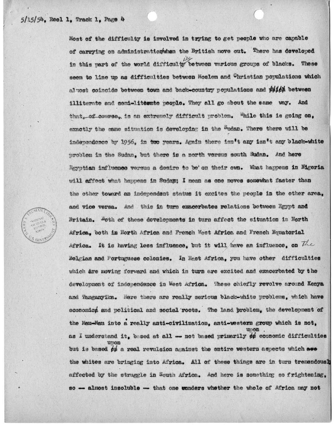 Transcript of Princeton Seminar Discussion, Reel 1, Track 1