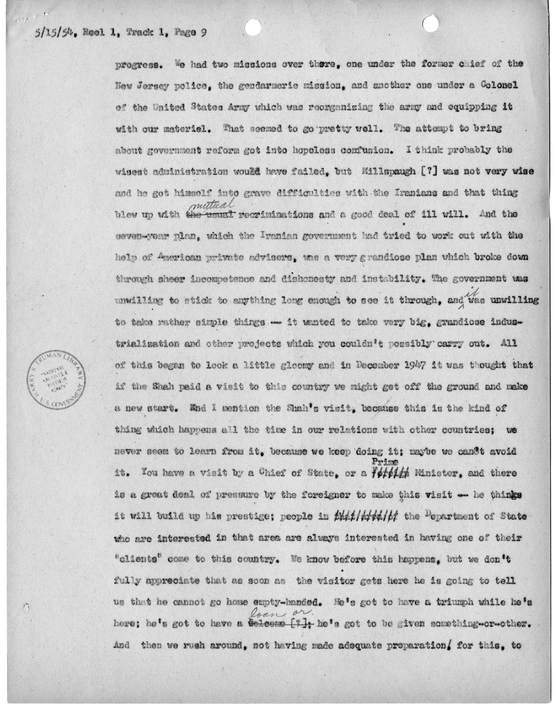 Transcript of Princeton Seminar Discussion, Reel 1, Track 1