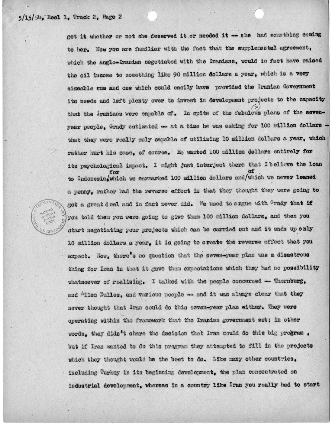 Transcript of Princeton Seminar Discussion, Reel 1, Track 2