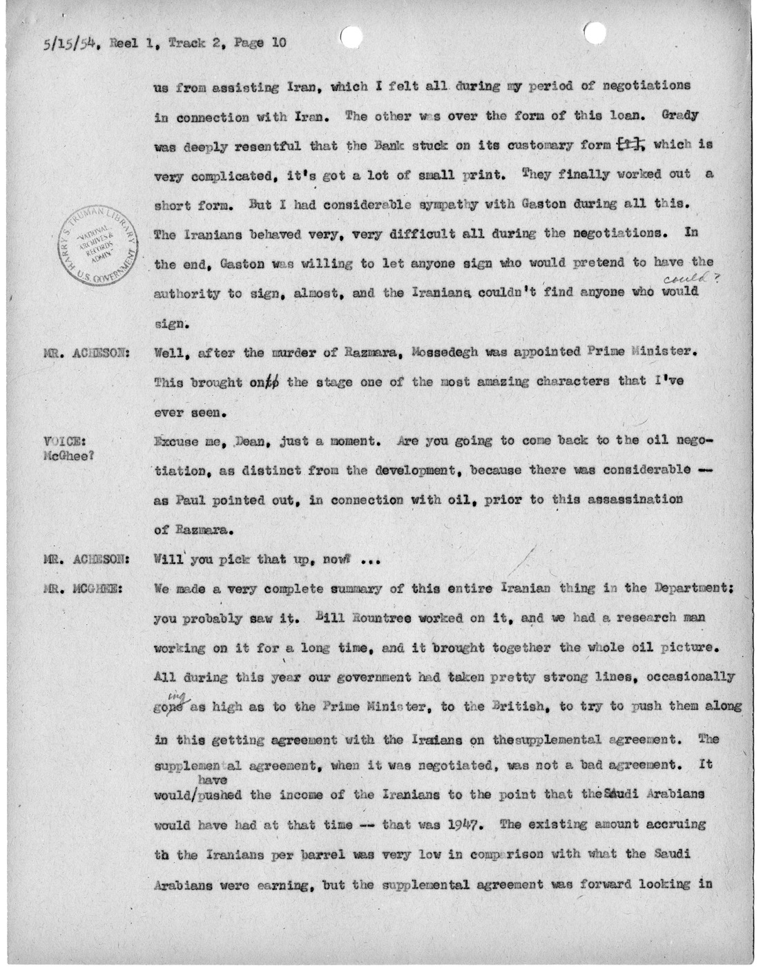 Transcript of Princeton Seminar Discussion, Reel 1, Track 2
