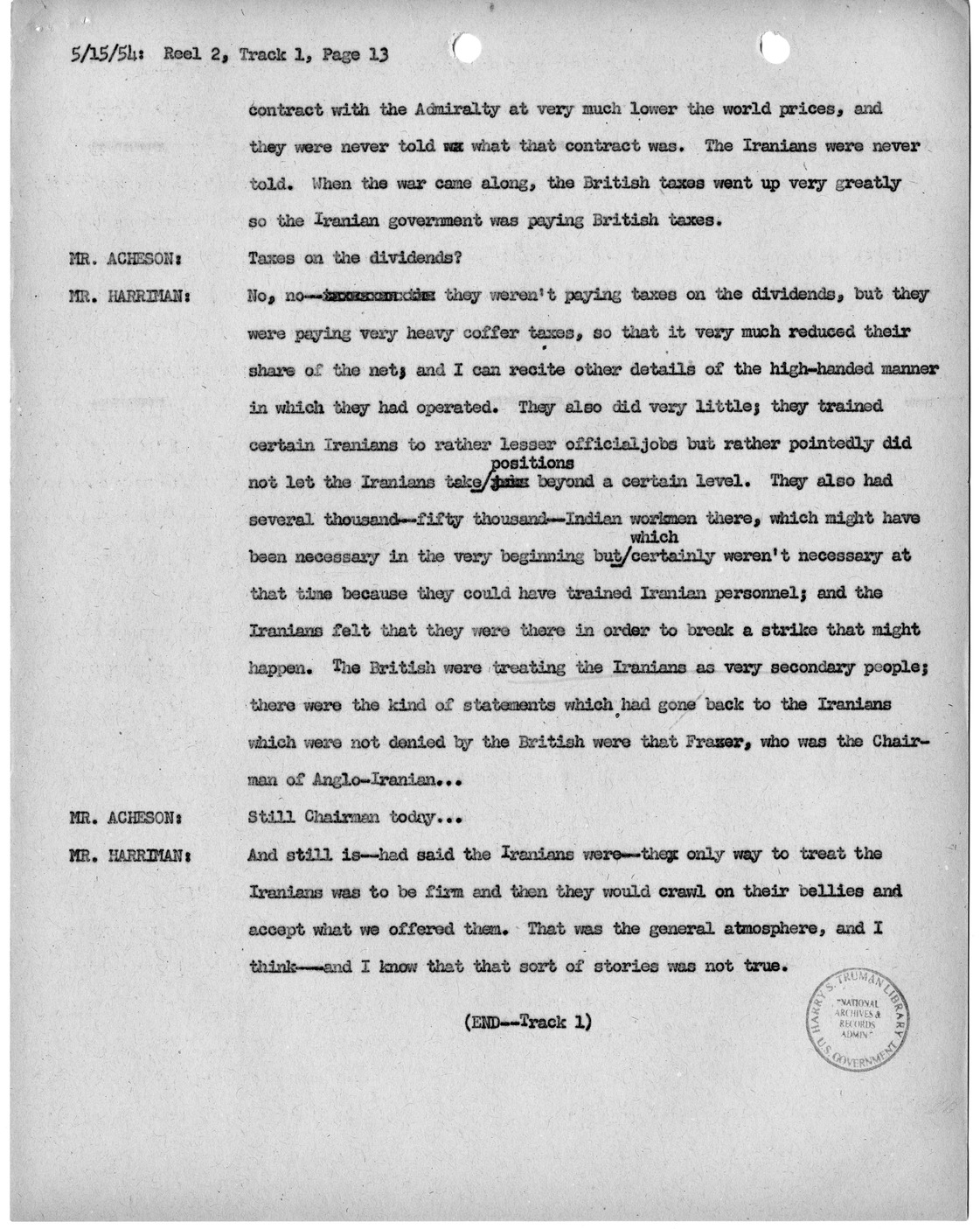 Transcript of Princeton Seminar Discussion, Reel 2, Track 1