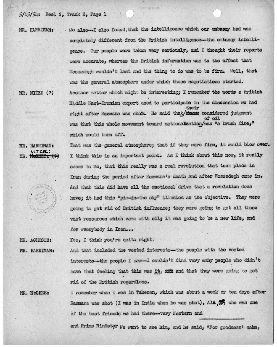 Transcript of Princeton Seminar Discussion, Reel 2, Track 2