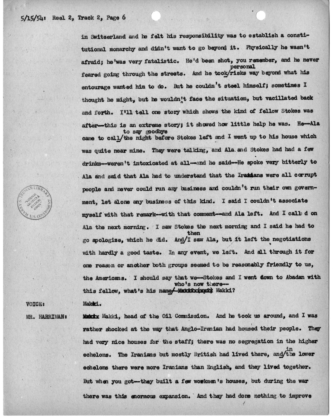 Transcript of Princeton Seminar Discussion, Reel 2, Track 2