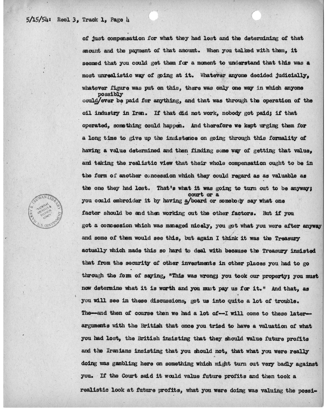 Transcript of Princeton Seminars Discussion, Reel 3, Track 1