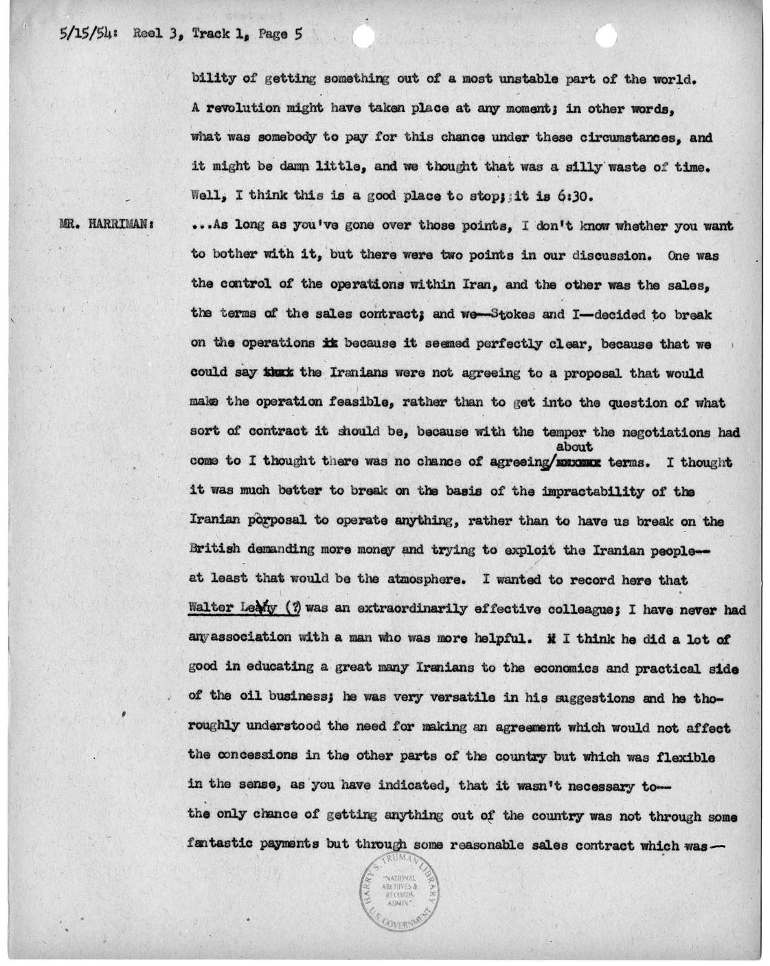 Transcript of Princeton Seminars Discussion, Reel 3, Track 1