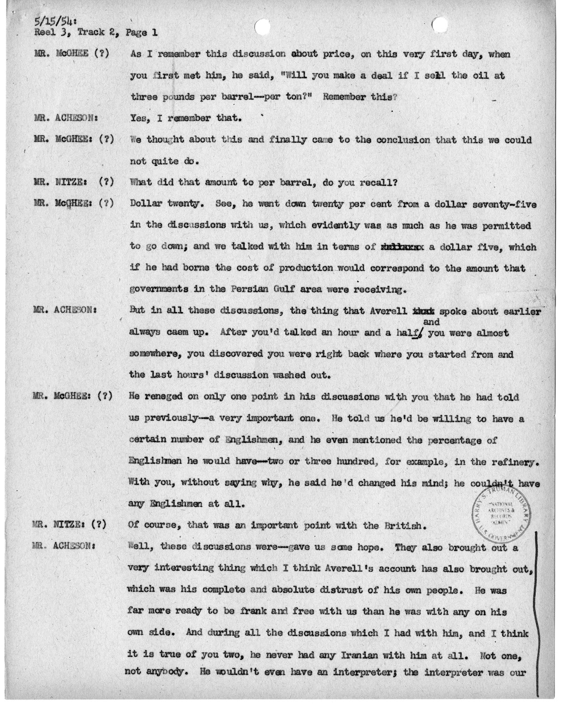 Transcript of Princeton Seminar Discussion, Reel 3, Track 2