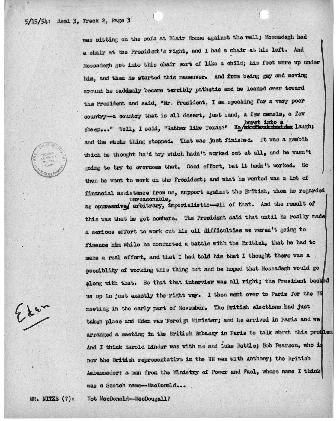 Transcript of Princeton Seminar Discussion, Reel 3, Track 2