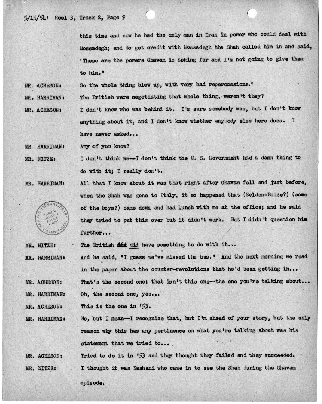 Transcript of Princeton Seminar Discussion, Reel 3, Track 2