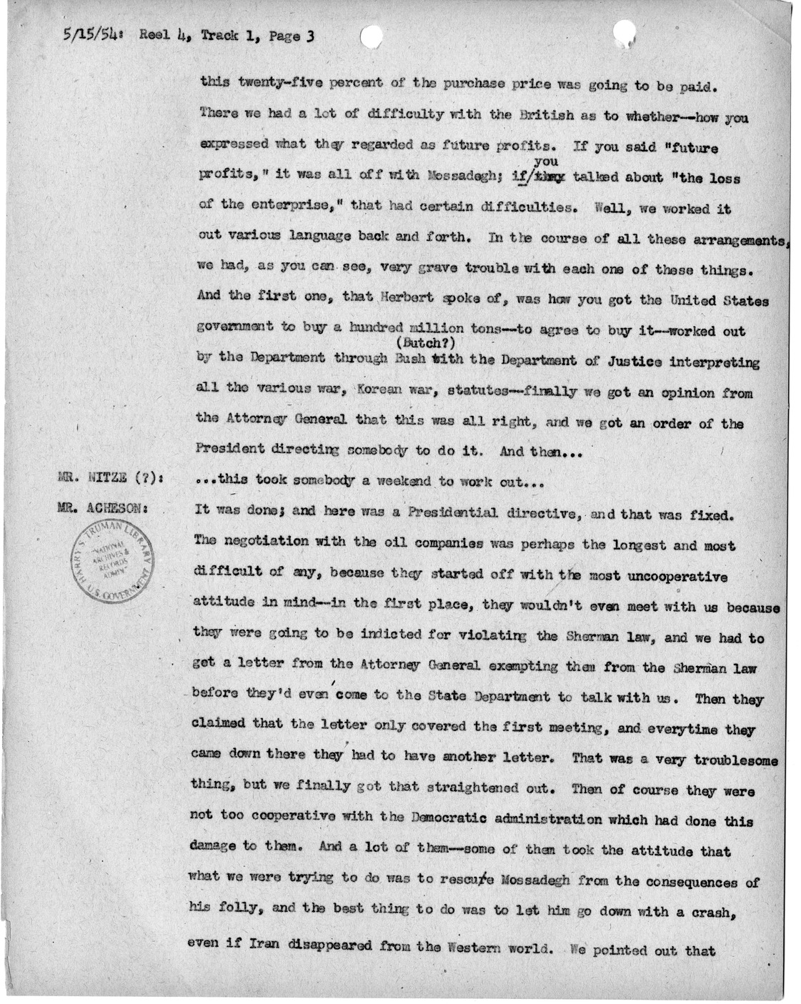 Transcript of Princeton Seminar Discussion, Reel 4, Track 1