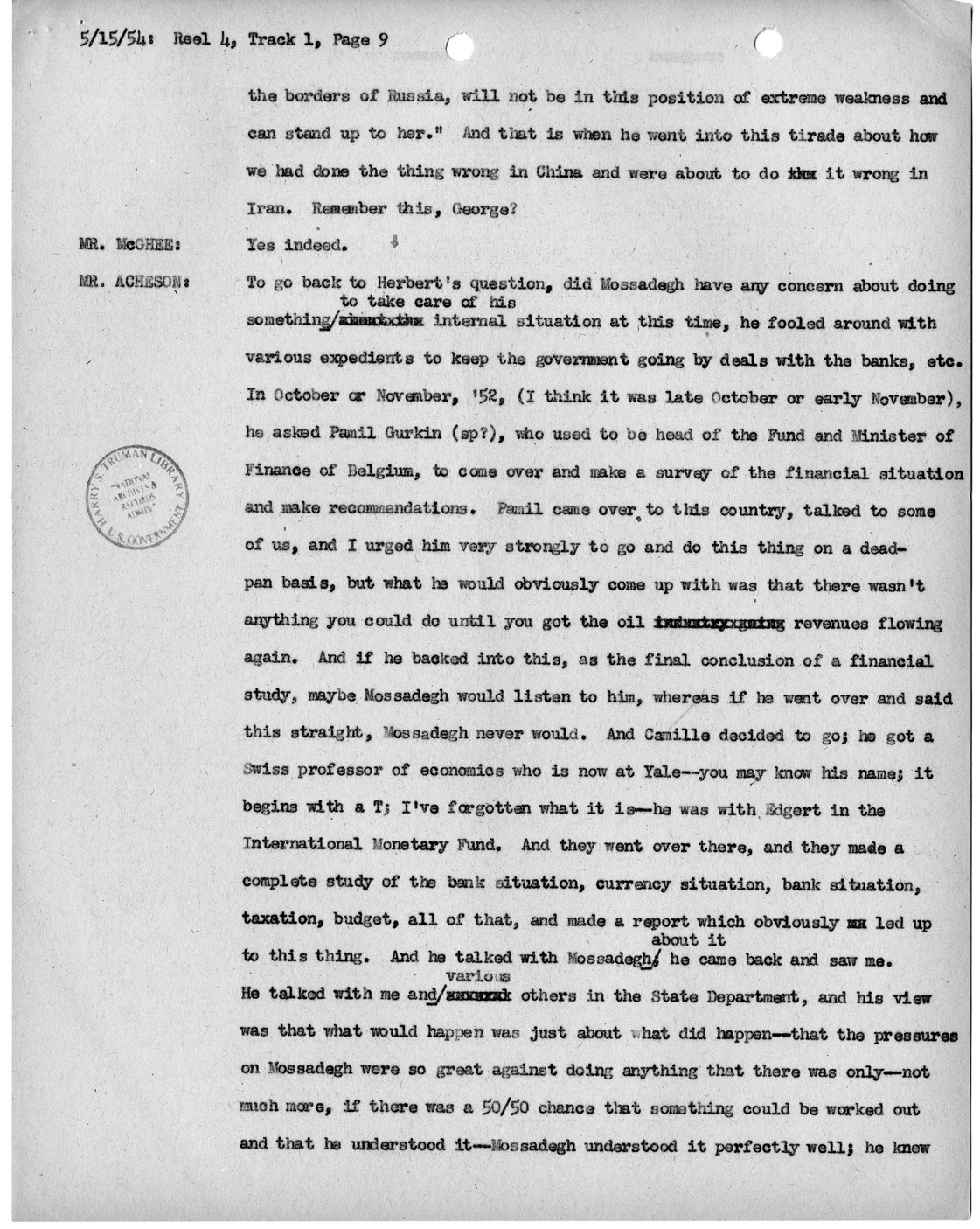 Transcript of Princeton Seminar Discussion, Reel 4, Track 1