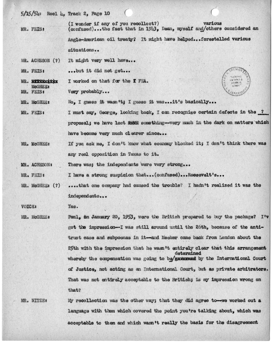 Transcript of Princeton Seminar Discussion, Reel 4, Track 2