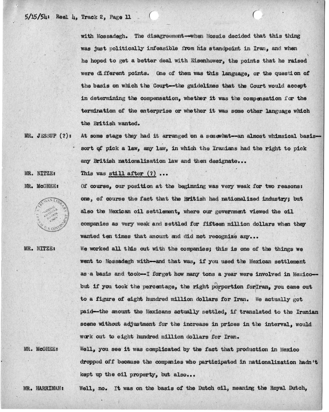 Transcript of Princeton Seminar Discussion, Reel 4, Track 2