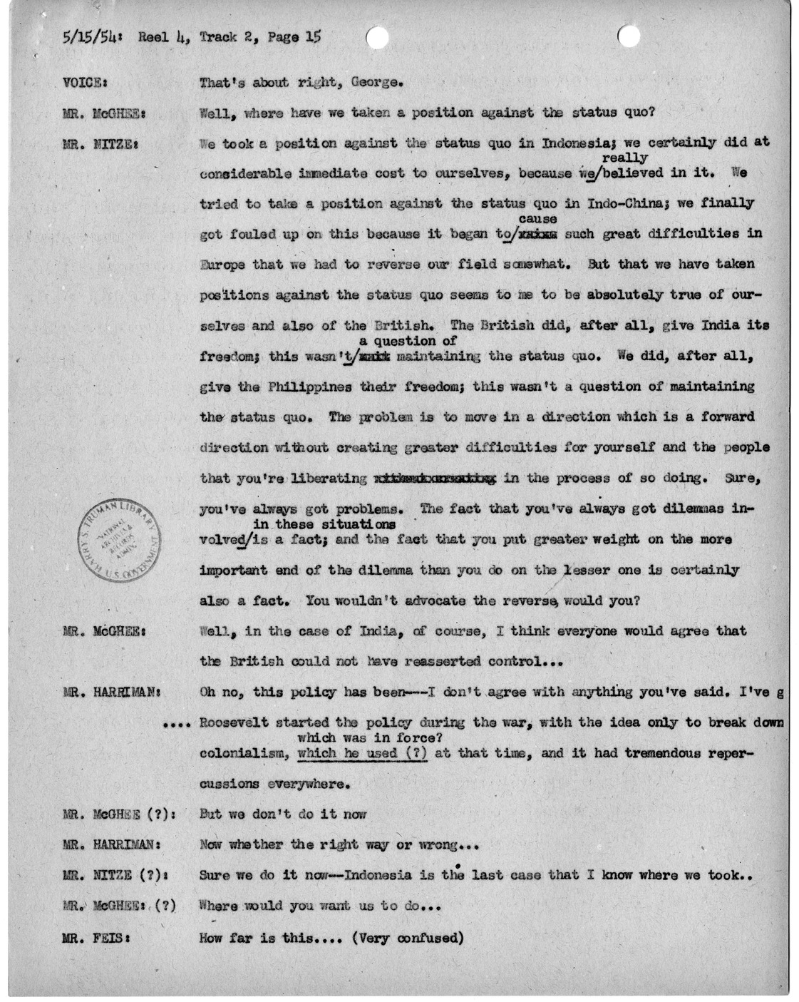 Transcript of Princeton Seminar Discussion, Reel 4, Track 2