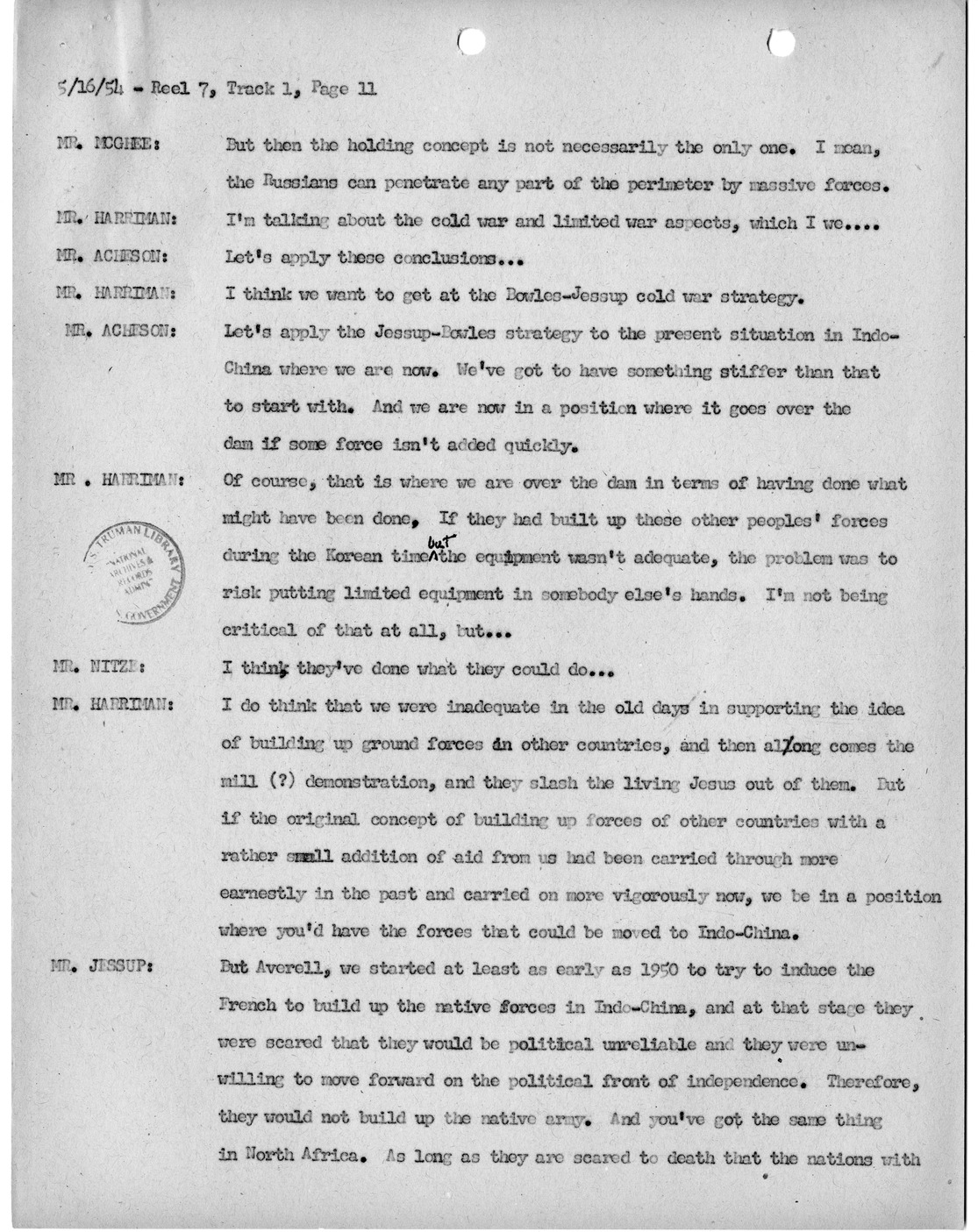 Transcript of Princeton Seminar Discussion, Reel 7, Track 1