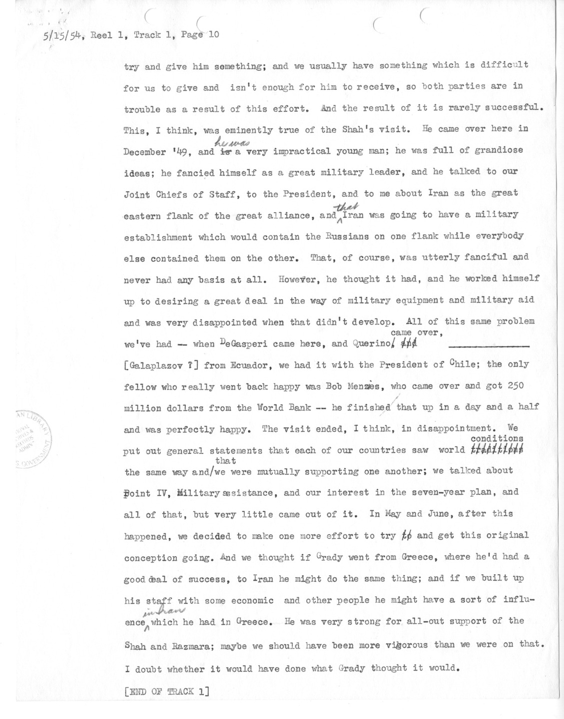 Transcript of Princeton Seminar Discussion, Reel 1, Track 1