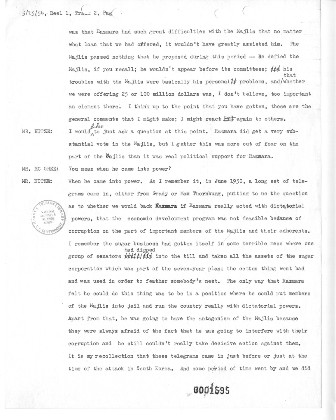 Transcript of Princeton Seminar Discussion, Reel 1, Track 2