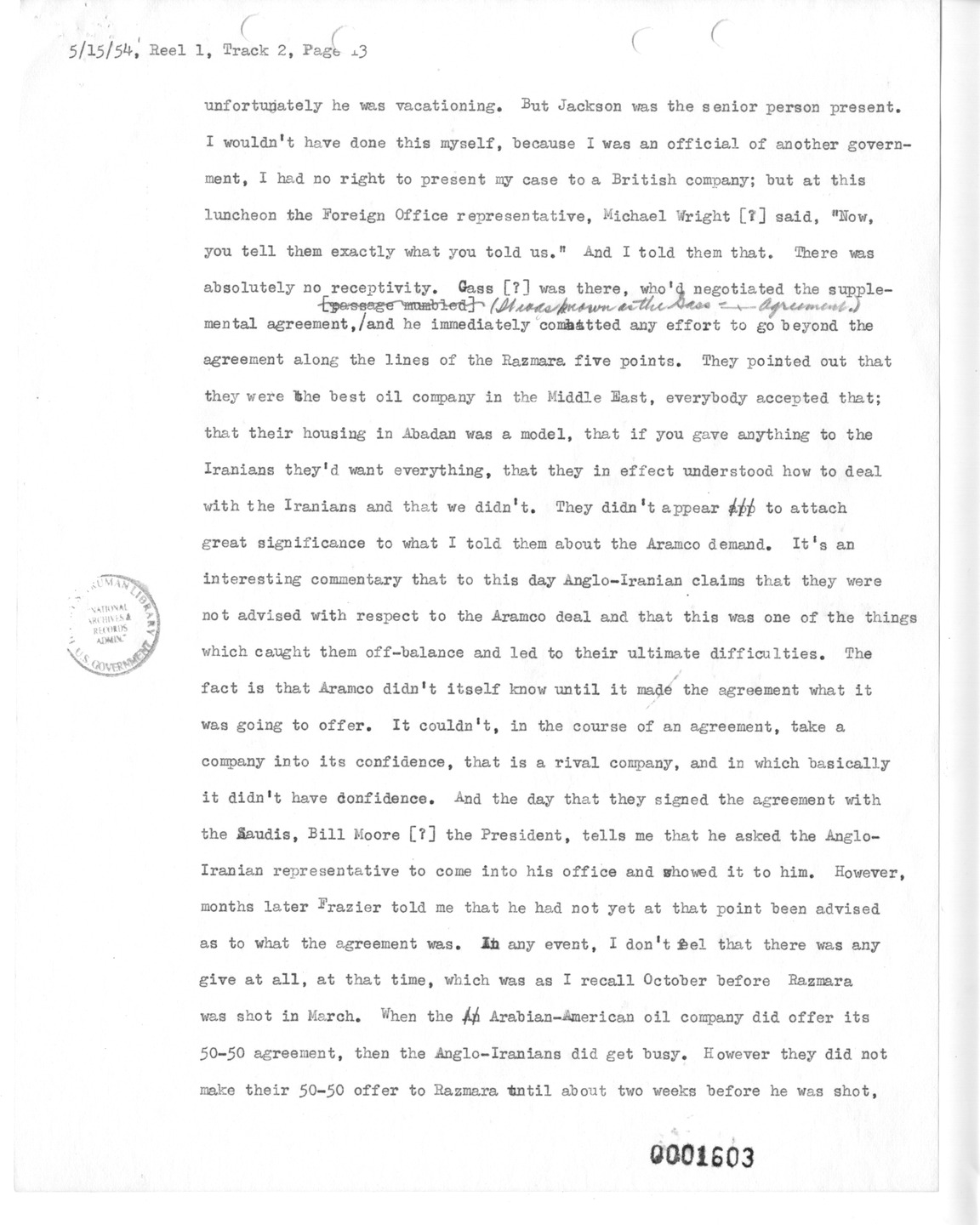 Transcript of Princeton Seminar Discussion, Reel 1, Track 2