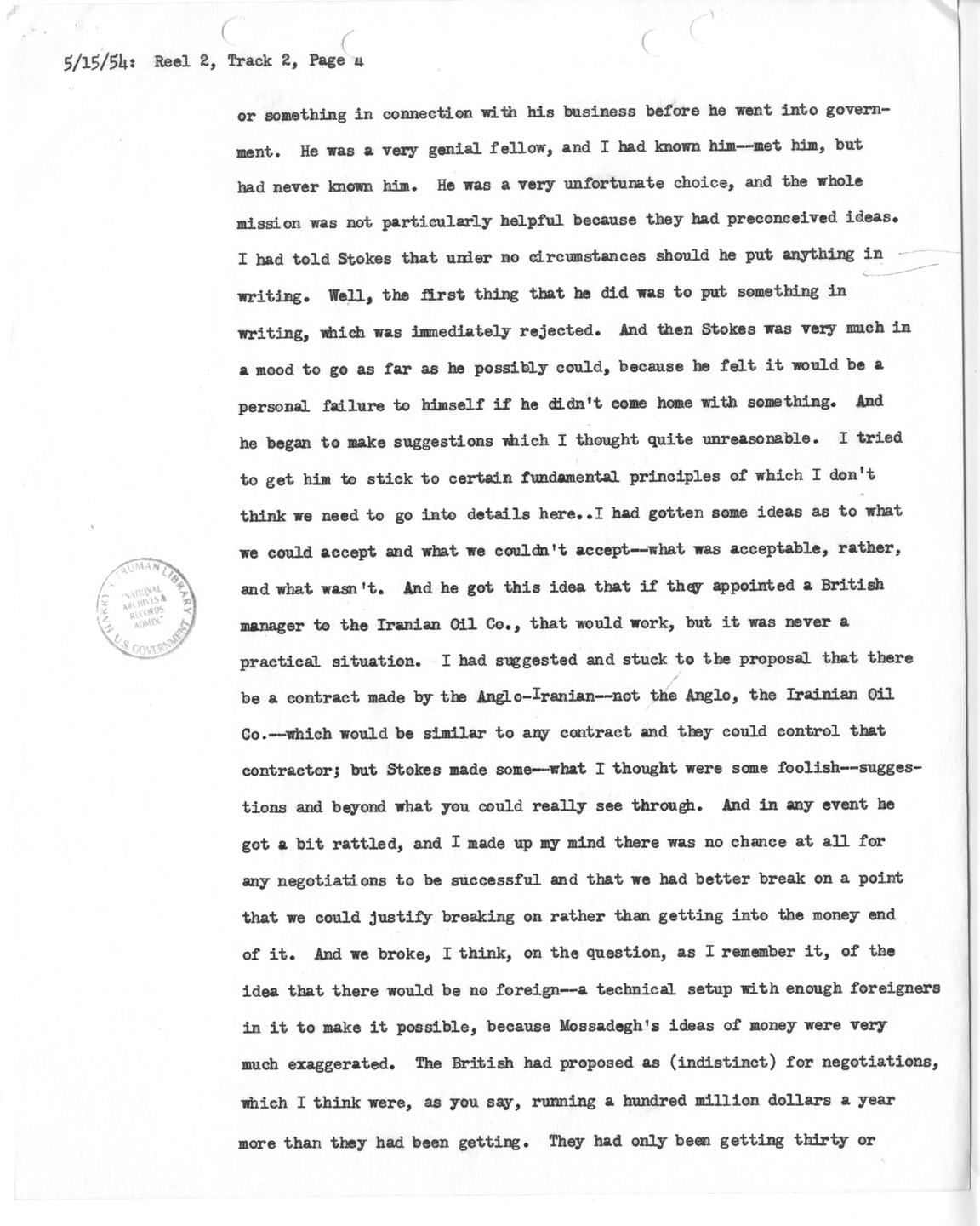 Transcript of Princeton Seminars Discussion, Reel 2, Track 2