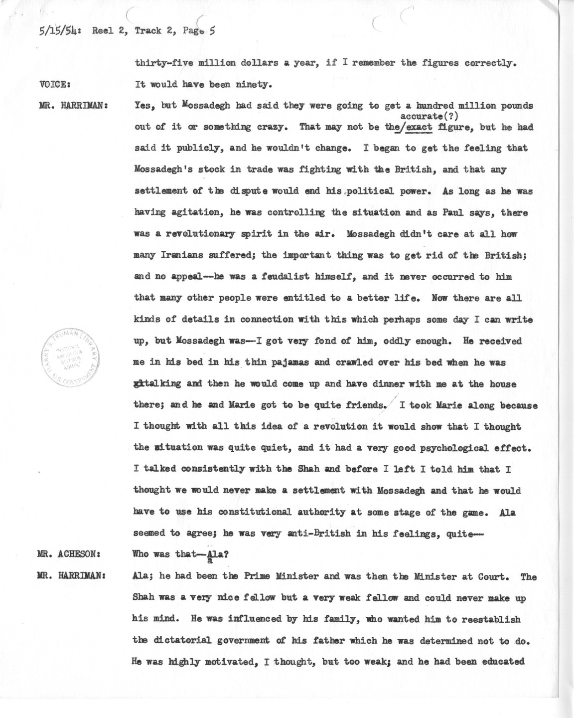 Transcript of Princeton Seminars Discussion, Reel 2, Track 2