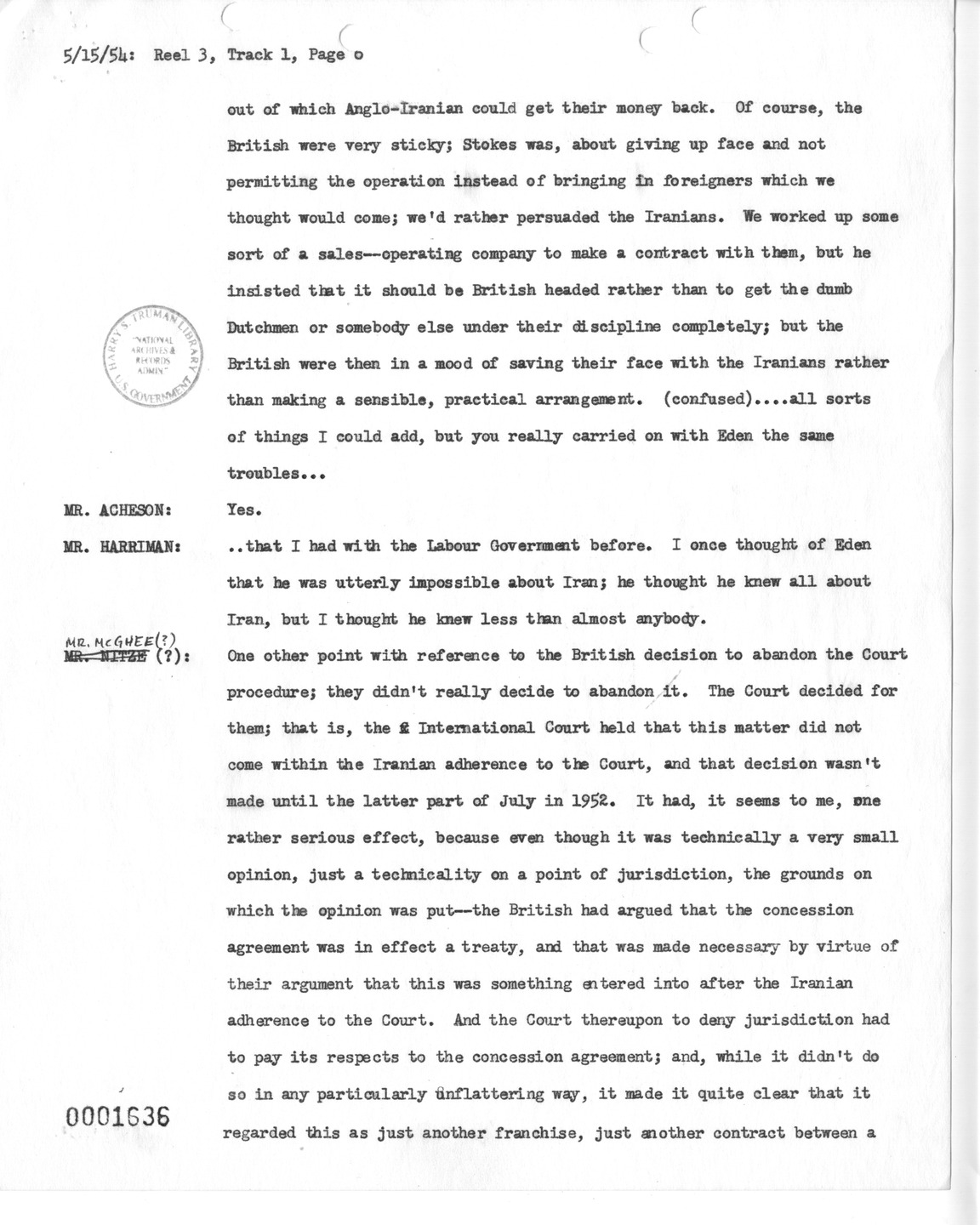 Transcript of Princeton Seminar Discussion, Reel 3, Track 1