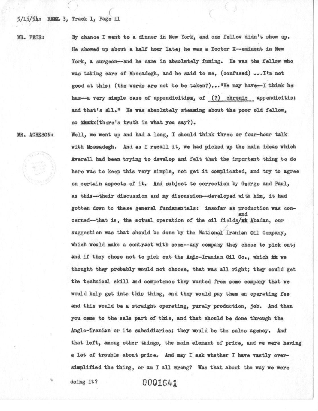 Transcript of Princeton Seminar Discussion, Reel 3, Track 1